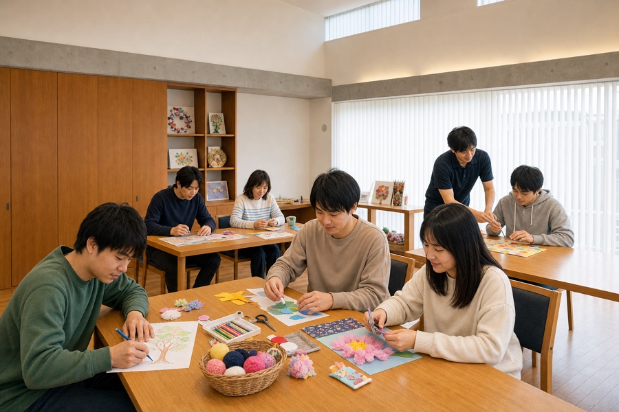 創作活動の様子